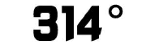 314°