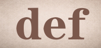 def