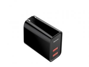 倍思 飞速系列 30W QC多快充（U+U）充电器中规