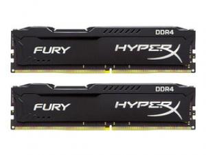 金士顿Fury系列 DDR4 2400 16G(8GBx2)(HX424C15FBK2/16) 