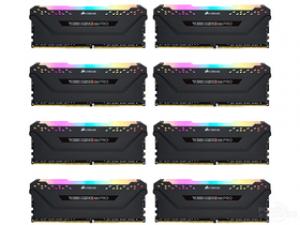美商海盗船复仇者RGB PRO DDR4 3200 128GB(16GB×8)
