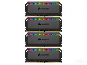 美商海盗船统治者铂金 RGB DDR4 3000 64GB(16GB×4)