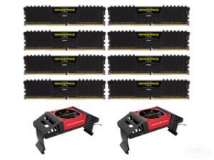 美商海盗船复仇者LPX DDR4 3200 128GB(16GB×8)