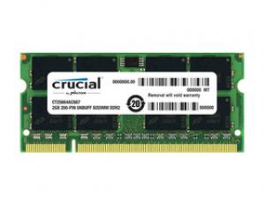 Crucial英睿达 DDR2 2GB 667 笔记本内存条 PC2-5300