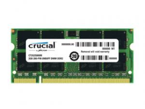 Crucial英睿达 DDR2 800 2GB Mac笔记本内存条 PC2-6400