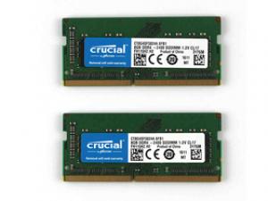 Crucial英睿达镁光DDR4 2400 8G两条装 笔记本电脑四代内存条