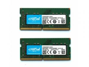 Crucial英睿达镁光低电压 DDR4 2133 8G两条装 笔记本内存条