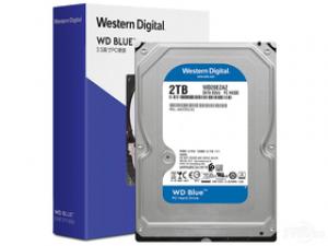 西部数据蓝盘 2TB 256M SATA 硬盘(WD20EZAZ)
