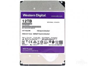 西部数据紫盘 12TB 256M SATA 硬盘(WD121EJRX)