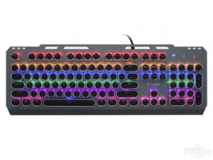 雷柏GK500朋克版混彩背光游戏机械键盘