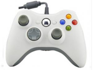 趣迷XBOXX360游戏手柄 有线白色