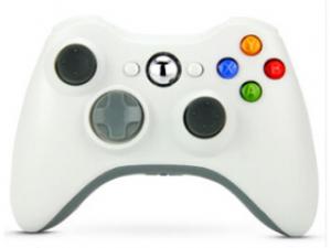趣迷XBOXX360游戏手柄 无线白色