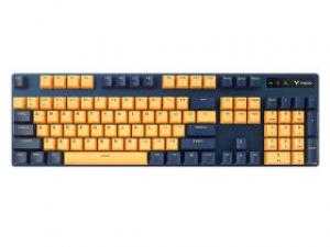 雷柏V500PRO蔚蓝黄潮多模版有线无线背光游戏机械键盘