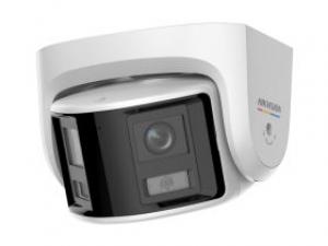 海康威视600万臻全彩广角双摄海螺型网络摄像机