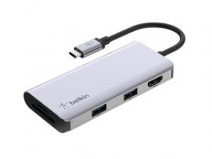 贝尔金Type-C五合一拓展坞