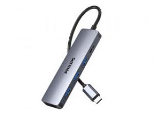 飞利浦USB-C五合一扩展坞细长款