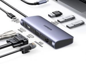 绿联Type-C七合一扩展坞