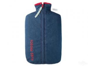 Hugo牛仔布外套生态环保注水暖手宝 拉链款