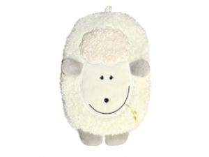 HUGO卡通毛绒布外套迷你注水热水袋 微笑羔羊