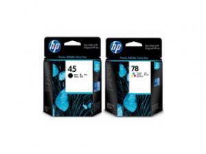 惠普51645AA 黑彩墨盒套装